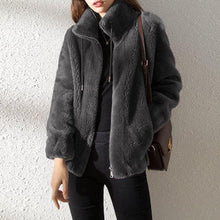 Load image into Gallery viewer, High Collar Fur Down Jacket
