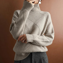 Load image into Gallery viewer, Plain Cashmere Roll Neck Sweater
