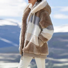 Load image into Gallery viewer, Multicolored Hooded Coat
