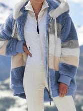 Load image into Gallery viewer, Multicolored Hooded Coat
