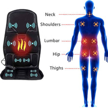 Load image into Gallery viewer, 8 Mode Massage Chair Pad With Heated Back Neck Cushion For Car &amp; Home
