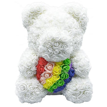 Load image into Gallery viewer, Eternal Love Rose Flower Valentine's Teddy Bear Gift 10"
