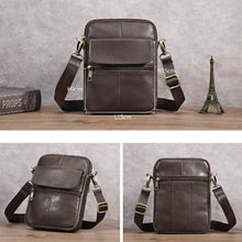 Load image into Gallery viewer, Small Shoulder Bag Made Of Leather For Men
