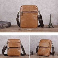 Load image into Gallery viewer, Small Shoulder Bag Made Of Leather For Men
