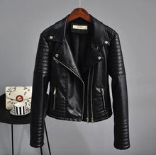 Load image into Gallery viewer, Leather Biker Jacket
