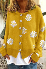 Load image into Gallery viewer, Floral Embroidery Knitted Sweater
