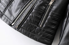 Load image into Gallery viewer, Leather Biker Jacket
