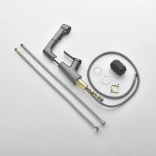 Load image into Gallery viewer, Bathroom Faucet With Rotating Retractable Hand Shower
