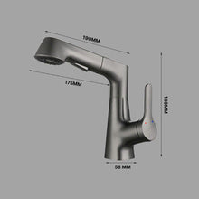 Load image into Gallery viewer, Bathroom Faucet With Rotating Retractable Hand Shower
