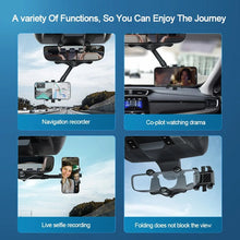 Load image into Gallery viewer, 360° Rotating Multifunctional Car Mirror Phone Holder
