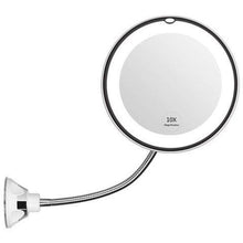 Load image into Gallery viewer, 10X LED mirror on suction cup
