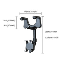 Load image into Gallery viewer, 360° Rotating Multifunctional Car Mirror Phone Holder
