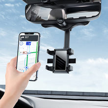 Load image into Gallery viewer, Universal Car Rearview Mirror Hands Free Phone Holder
