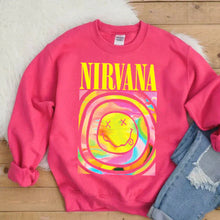 Load image into Gallery viewer, Oversized Smiley Face Sweatshirt
