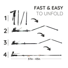 Load image into Gallery viewer, Premium Automatic Retractable Hiking Stick
