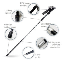 Load image into Gallery viewer, Premium Automatic Retractable Hiking Stick
