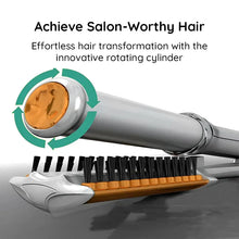Load image into Gallery viewer, Professional 2 in 1 Rotating Iron Hair Brush
