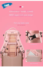 Load image into Gallery viewer, Travel Carry On Backpack With Shoe Compartment
