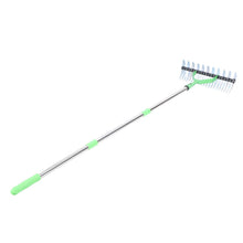 Load image into Gallery viewer, Long Reach Thatch Rake for Dethatching Dead Grass
