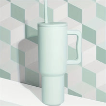 Load image into Gallery viewer, Trendy Stainless Steel Insulated Water Bottle with Straw and Handle

