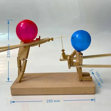 Load image into Gallery viewer, Wooden fencing puppets game
