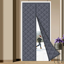 Load image into Gallery viewer, Magnetic Thermal Winter Block Door Insulation Curtain
