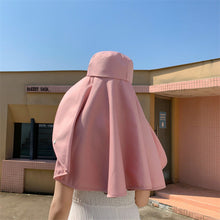 Load image into Gallery viewer, Elegant Wide Brim Sun Protection Shawl Hat for Women
