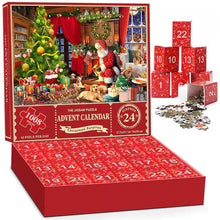 Load image into Gallery viewer, Christmas Jigsaw Advent Calendar Puzzle Blind Box 24 Parts
