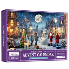 Load image into Gallery viewer, Christmas Jigsaw Advent Calendar Puzzle Blind Box 24 Parts
