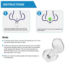 Load image into Gallery viewer, Snore Stopper Magnetic Nose Clips (2 Piece Set)

