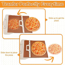 Load image into Gallery viewer, Sliding Pizza Peel – Easily Transfer &amp; Serve Your Pizza
