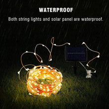 Load image into Gallery viewer, String Solar Lights Outdoor (Clear Cable)
