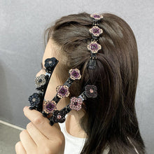 Load image into Gallery viewer, Sparkling Crystal Stone Braided Hair Clips
