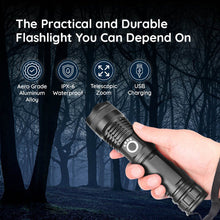 Load image into Gallery viewer, USB Powerful Flashlight Torch
