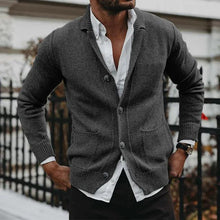 Load image into Gallery viewer, Plain cardigan with pockets
