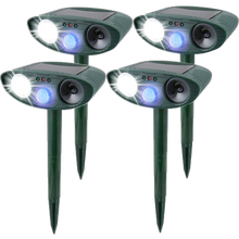 Load image into Gallery viewer, Ultrasonic Rabbit Repeller – Solar Powered and Flashing Light – Get Rid of Rabbits
