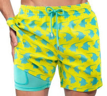 Load image into Gallery viewer, Beach shorts with lining
