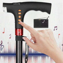 Load image into Gallery viewer, Intelligent walking stick for the elderly with LED light
