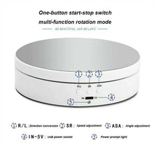 Load image into Gallery viewer, 360° Electric Motorized Rotating Display Rack
