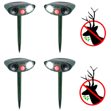 Load image into Gallery viewer, Ultrasonic Deer Repeller - Pack Of 4 Solar Powered - Get Rid of Deer in 48 Hours
