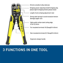 Load image into Gallery viewer, Automatic Wire Stripper Cable Cutter
