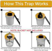 Load image into Gallery viewer, Premium Bucket Lid Mouse Trap
