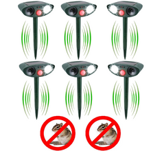 Load image into Gallery viewer, Ultrasonic Chipmunk Repeller - Solar Powered - Get Rid of Chipmunks in 48 Hours
