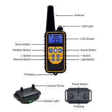Load image into Gallery viewer, Electric dog training collar 800M Range
