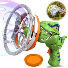 Load image into Gallery viewer, Dinosaur Bubble Gun Machine

