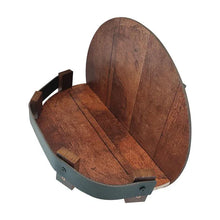 Load image into Gallery viewer, Bourbon Whiskey Barrel Shelf - Rustic Bar Accessories
