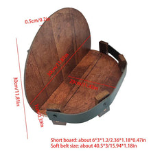 Load image into Gallery viewer, Bourbon Whiskey Barrel Shelf - Rustic Bar Accessories
