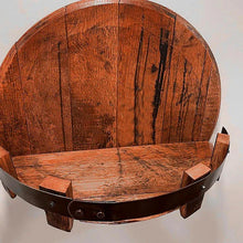 Load image into Gallery viewer, Bourbon Whiskey Barrel Shelf - Rustic Bar Accessories
