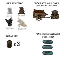 Load image into Gallery viewer, Medieval AlleyWorld Bookshelf Insert Box
