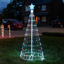 Load image into Gallery viewer, Christmas – Multicolor Led Animated Outdoor Christmas Tree Lightshow
